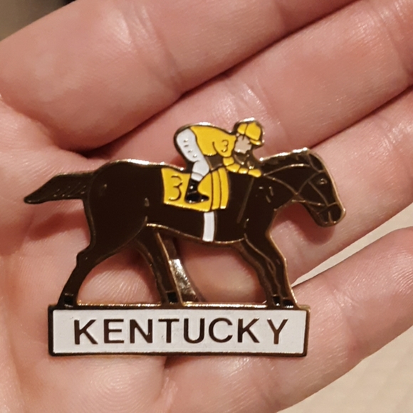 Racetrack horse  pin - Picture 3 of 5